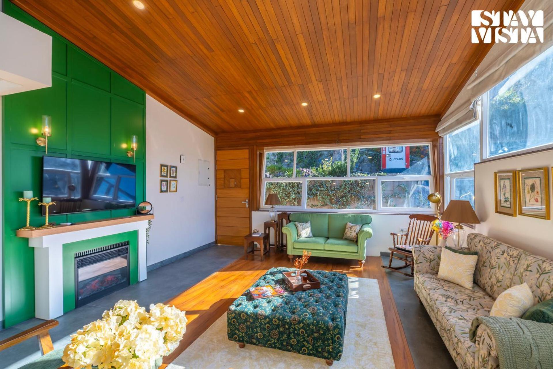 Stayvista At Nook - Elysium Estate 2 Bedroom Cottage With Hill View, Lawn Shimla Luaran gambar