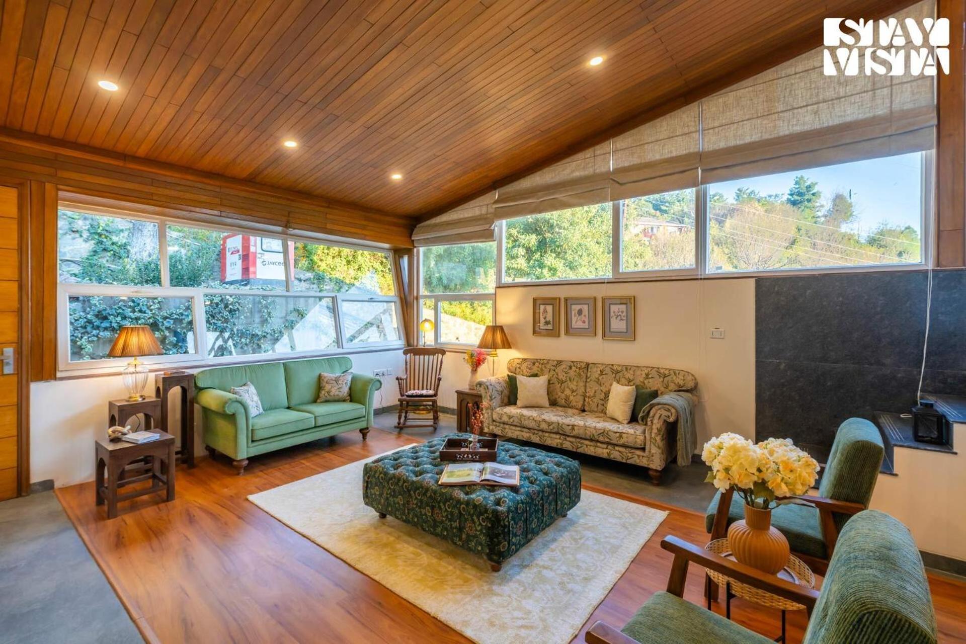 Stayvista At Nook - Elysium Estate 2 Bedroom Cottage With Hill View, Lawn Shimla Luaran gambar